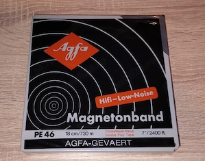 Banda magnetofon AGFA PE46 sigilata