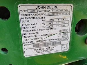 Vand tractor John Deere 6150M - imagine 8