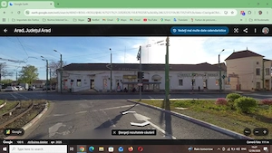 Satiu comercial de inchiriat situat in statia de tramvai de la Boul rosu .