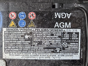 Baterie auto  Varta 105 Ah AGM  functionala ! - imagine 3