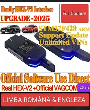 VCDS 2026 Full cip! ARM STM32F429 / Diagnoza tester auto VAG. 25.3. 2