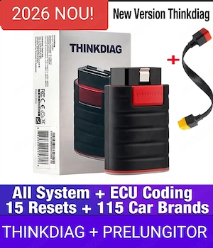 Tester / Diagnoza Auto Launch ThinkDiag ORIGINAL 2026 Full  + CABLU