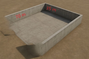 Siloz   Platformă Betonată 2500mp   Ideal Hală sau Utilaje Agricole - imagine 5