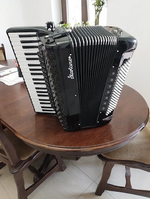 Acordeon Startone 120Basi 13+ 7 Registre La Bași ,Stare Nou , Impecabil
