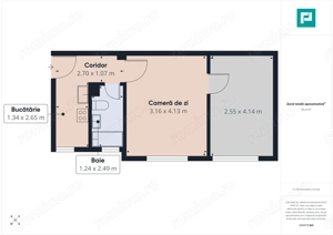 2 camere Rogerius, 33 mp, disponibil imediat - imagine 7