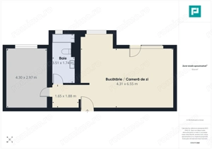 Apartament cu 2 camere în Moşniţa Nouă - imagine 7