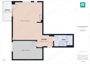 Apartament 2 camere, etaj 5, finisaje lux - imagine 6