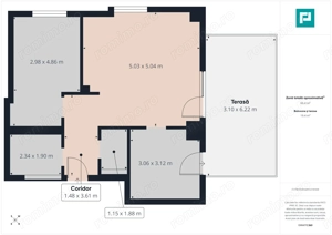 Apartament 3 camere, terasă 29 mp, gata de mutare - imagine 6