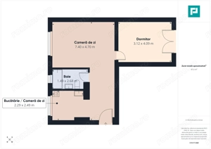 Apartament cu 2 camere de închiriat zona Central - imagine 19
