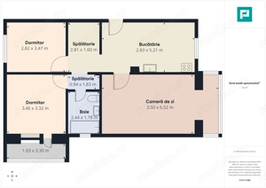 Apartament cu 3 camere în zona Girocului - imagine 16