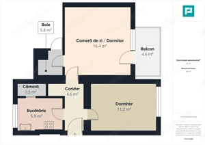 Apartament 2 camere, Central (Piața 700) Timișoara - imagine 9