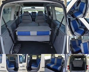 VW Caddy MAXI Life 7Loc-uri Usi Laterale Foi de Arc pe Spate 1.9tdi 105cp BLS - imagine 8