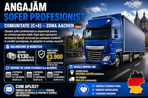 Șofer Profesionist Comunitate (C+E)   Zona Aachen
