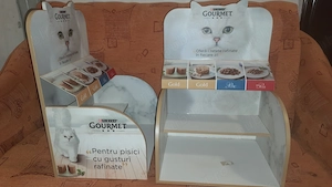 Stand si Organizator Premium Pisici - Purina Gourmet (Pet Shop sau Acasă) - Super Ofertă! - imagine 3