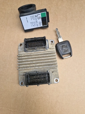Vand Calculator motor Opel Zafira A ,Astra G, Vectra B 1.6 benzina Z16XE 12214870 DNHN  - imagine 3