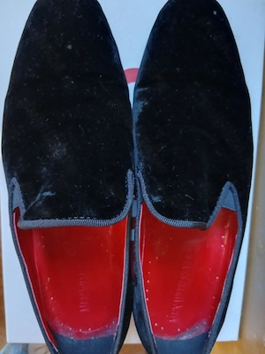 Mocasini catifea neagra,numarul 38 noi