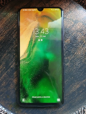 Samsung Galaxy A70, 128GB, Dual SIM, Negru + Cadou Husă și Folie