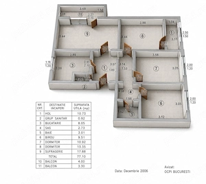 Va oferim spre vanzare un apartament 4 camere Titan, Parter Înalt, 84mp, mobilat utilat