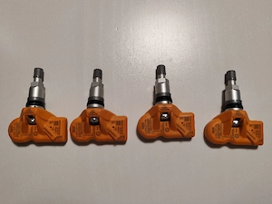 Set 4 senzori originali BMW presiune roți 