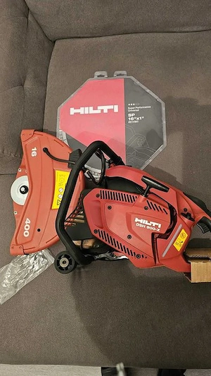 Hilti DSH 900-X drujba de beton 400mm + disc nou Hilti si optional carucior DSH cu bidon