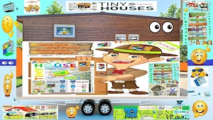 Tiny House Rustic-Casa De Vacanta -Casa Mobila-Mini Casa Pe Roti-Rulota-Office-Remote Work-Vand - imagine 7