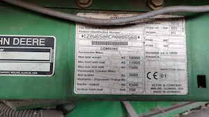 Combina John Deere W650 - imagine 2
