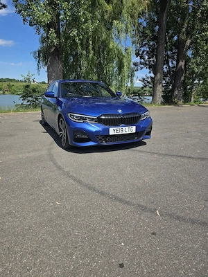 BMW Seria 3 G20 M Sport Plus 2019   Portimao Blue   98.000 km   Stare Impecabilă Volan Dreapta