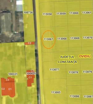 Vand Teren Intravila 448 mp Ovidiu, Poiana. Autorizatie si Proiect incluse - imagine 2