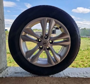 Roți aliaj R17 Nissan,Renault,Dacia + anvelope Bridgestone  215/60/R17 vară
