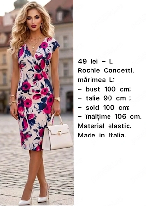 Rochie cu flori, L 
