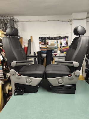 Set scaune șofer și pasager de VW Multivan, Caravele, T5, T6  - imagine 3