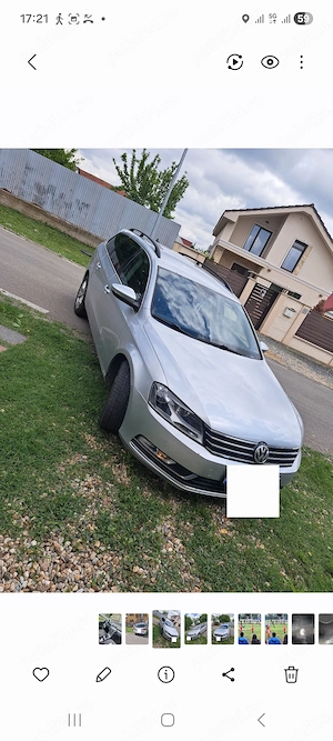 Vand VW Passat B7, 2.0 TDI, an 2014, 140 CP - imagine 2
