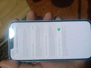 telefon vânzare iPhone 14 simplu culoare alba sănătate baterie 96