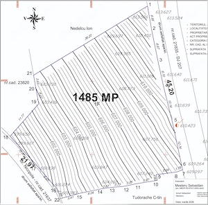 Vânzare teren 1.485 mp în comuna Șotrile   Plaiu Câmpinei - județul Prahova