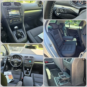 VW Golf 6 1.4MPI Navigatie Clima ÎncălzireScaune Pilot CamerăMarșarier Bluethoot Euro5  - imagine 19