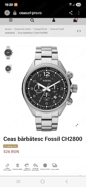 Fossil Chronograf 2800