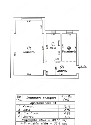 Apartament 1 camera,Buziasului,bloc anvelopat.EXCELENT INVESTITII. - imagine 8