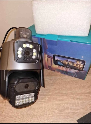 Camera de supraveghere dubla,Wifi Loosafe,8 Mp,ultra Hd