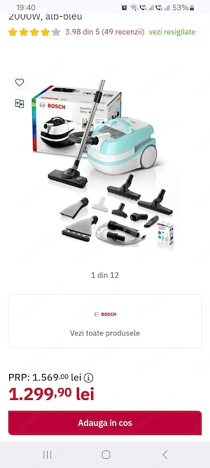 vand aspirator bosch