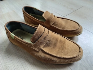 Mocasini Il Passo Classic Leather Casual Shoes Slip on Loafers, Business Shoes, Size 42