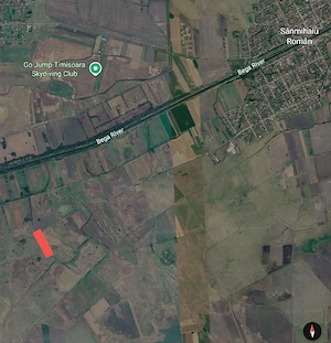 16000mp teren arabil 52,5m front la sosea, Sanmihaiu Roman