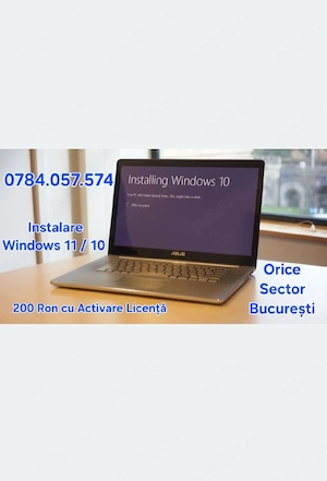Reparatii Laptop Service Calculator Instalare Windows oriunde in Bucuresti acasa la domiciliu