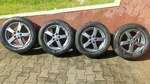 Jante aliaj 5×112 cu anvelope iarna vw,audi,skoda 