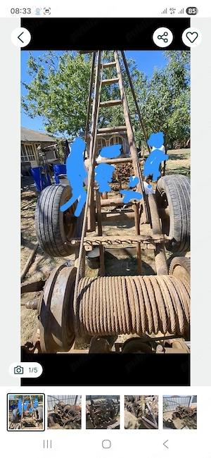 utilaj foraj fantani