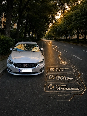 Fiat Tipo 2017, 127.432km, 1.6 MultiJet (Diesel), transmisie manuala, 120cp 