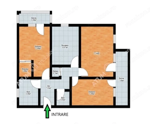Apartament 3 camere 2 balcoane loc parcare pod Arhitectiilor Sibiu - imagine 7