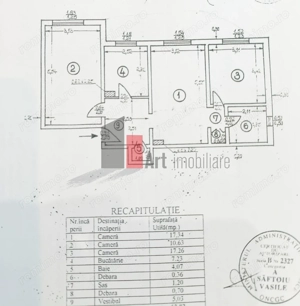 Apartament 3 Camere Rahova,  Centrală Proprie – Mobilat  Utilat parcare - imagine 12