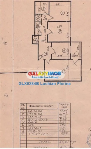 Apartament 3 camere, an 1984, et.3, bloc reabilitat I Fizicienilor - imagine 7
