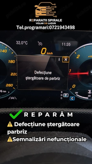 Reparatii stergatoare parbriz Mercedes GLE CLA GLC GLA GLB garantie 12 luni