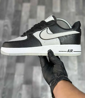 Nike air force 1 low black & gray